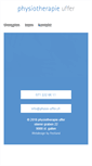 Mobile Screenshot of physio-uffer.ch